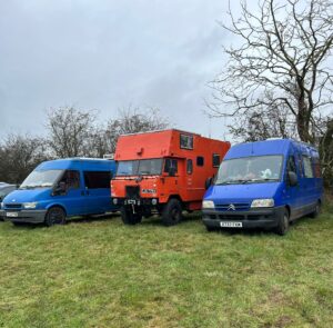 3 vans built by Wild River Campers