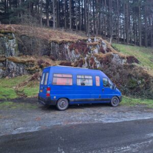 Big Blue Bertie our beloved campervan